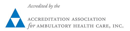 Accrdited by the Accreitation Association for Ambulatory Health Care, Inc.